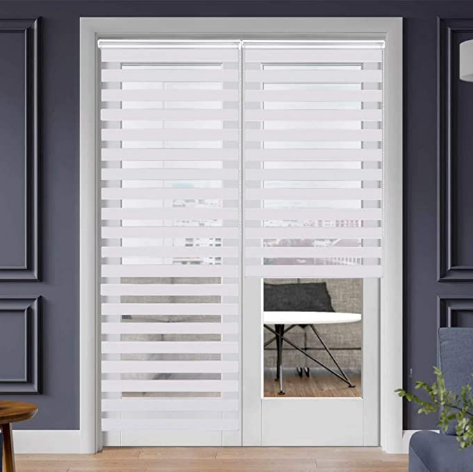 Persianas romanas para puertas francesas
