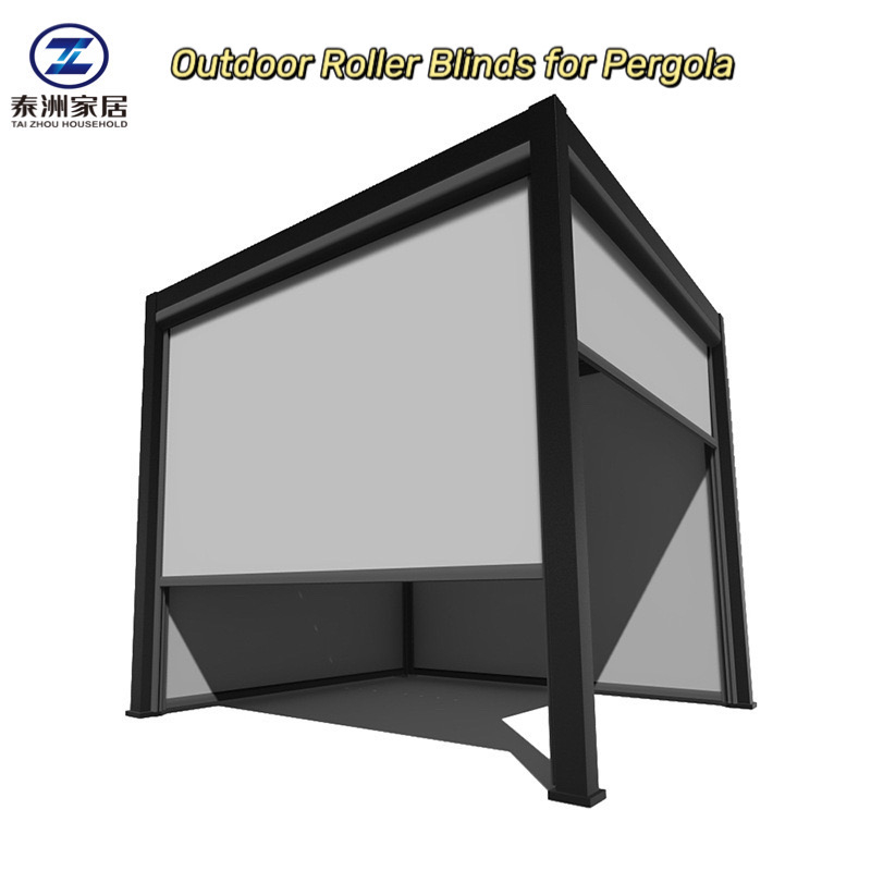 Persianas enrollables para exteriores para pérgola